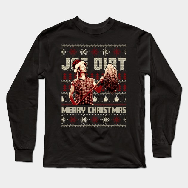 Joe Dirt Merry Christmas Long Sleeve T-Shirt by mia_me